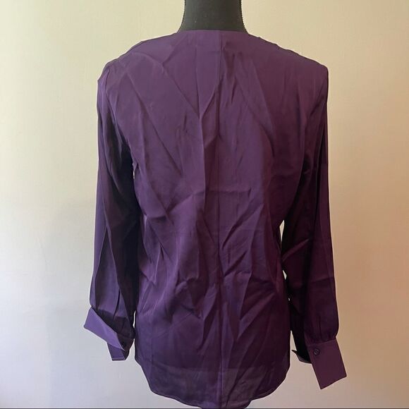 Hugo Boss Ladelia Blouse NWTin PURPLE Color - Picture 5 of 10